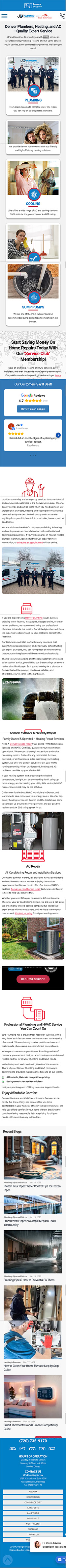 JD’s Plumbing, Heating and Cooling