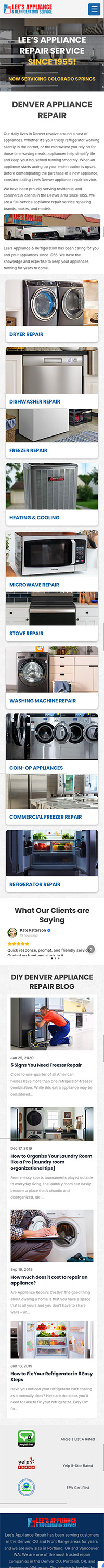 Lee’s Appliance Repair